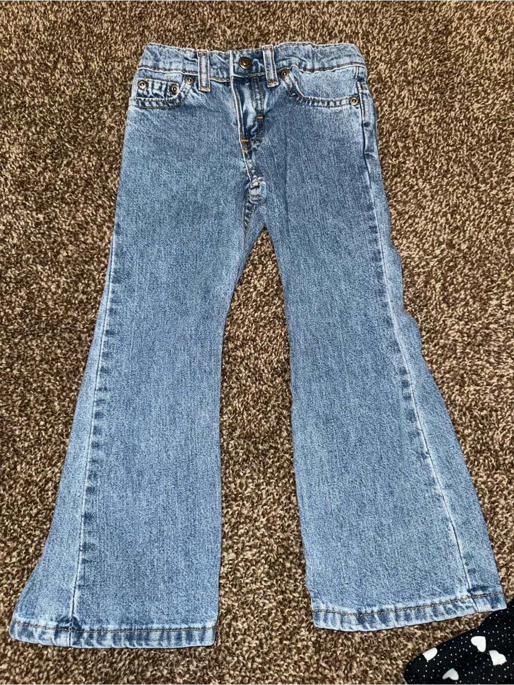 Classic Light Blue Flared Kid Jeans